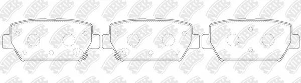 Brake Pad Set, disc brake (PN3814)