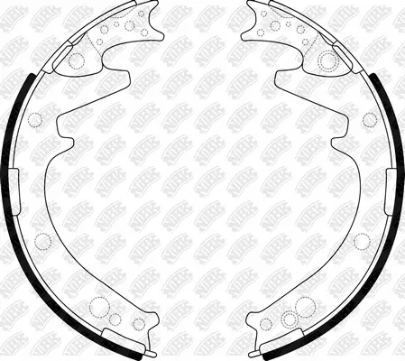 Brake Shoe Set (FN6660)