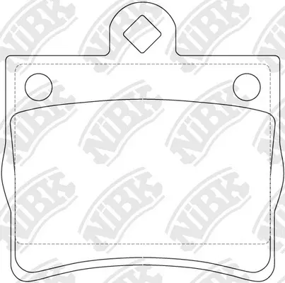 Brake Pad Set, disc brake (PN0125)