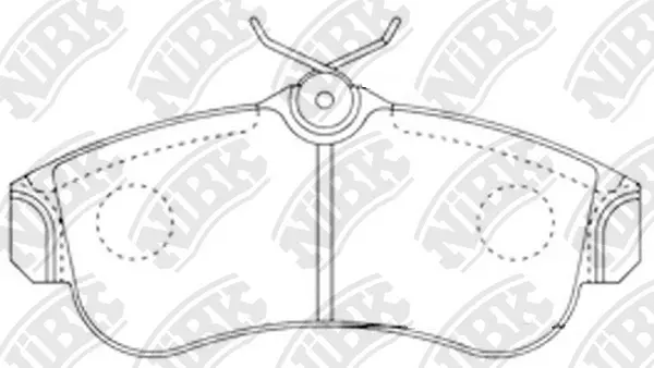 Brake Pad Set, disc brake (PN2180)