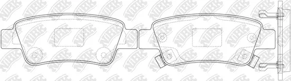 High Performance Brake Pad Set