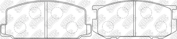 Brake Pad Set, disc brake (PN1067)