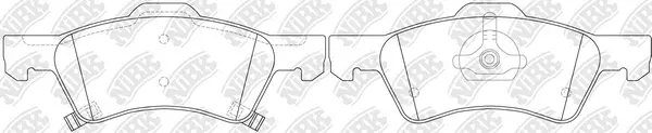 Brake Pad Set, disc brake (PN0321)