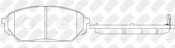 Brake Pad Set, disc brake (PN0456)