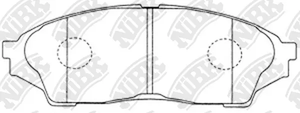 Brake Pad Set, disc brake (PN1434)