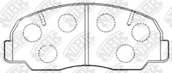 Brake Pad Set, disc brake (PN1098)