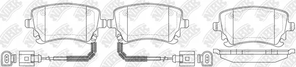 Brake Pad Set, disc brake (PN0330W)