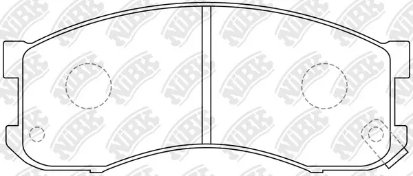 Brake Pad Set, disc brake (PN5303)