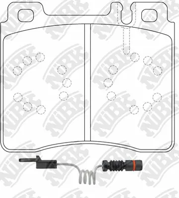 Brake Pad Set, disc brake (PN0029W)
