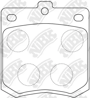 Brake Pad Set, disc brake (PN1008)