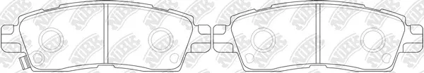 Brake Pad Set, disc brake (PN4802)