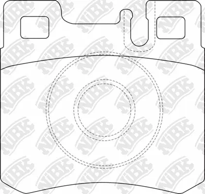 Brake Pad Set, disc brake (PN0006)