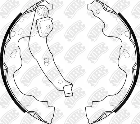 Brake Shoe Set (FN2386)