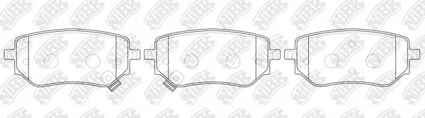 Brake Pad Set, disc brake (PN0761)