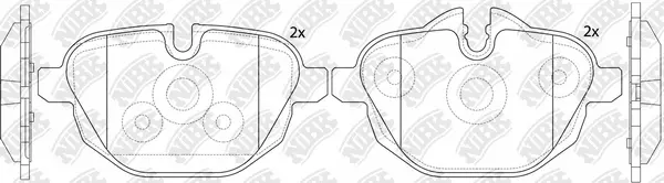 Brake Pad Set, disc brake (PN0546)