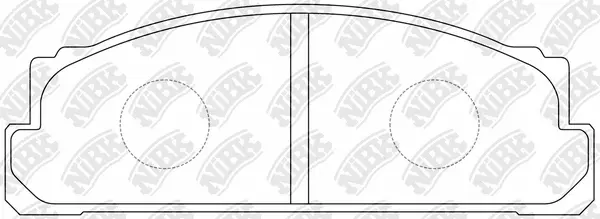 Brake Pad Set, disc brake (PN1022)