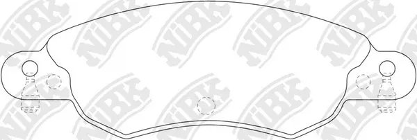 Brake Pad Set, disc brake (PN0185W)