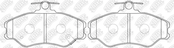 Brake Pad Set, disc brake (PN0112)