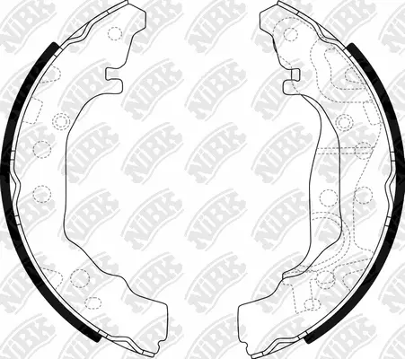 Brake Shoe Set (FN2401)