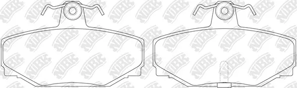 Brake Pad Set, disc brake (PN0258)