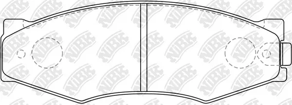 Brake Pad Set, disc brake (PN2105)