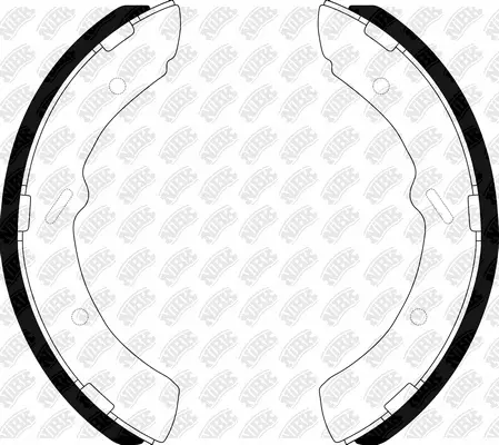 Brake Shoe Set (FN6653)