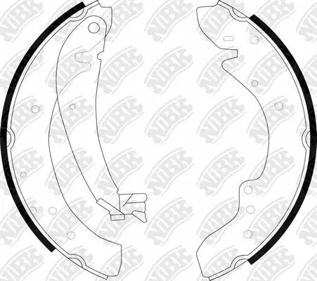 Brake Shoe Set (FN0545)