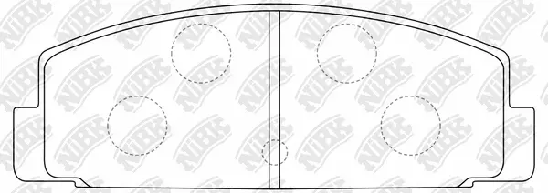Brake Pad Set, disc brake (PN3044)