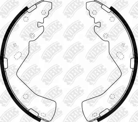 Brake Shoe Set (FN3413)