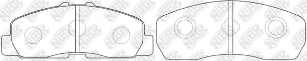 Brake Pad Set, disc brake (PN7433)