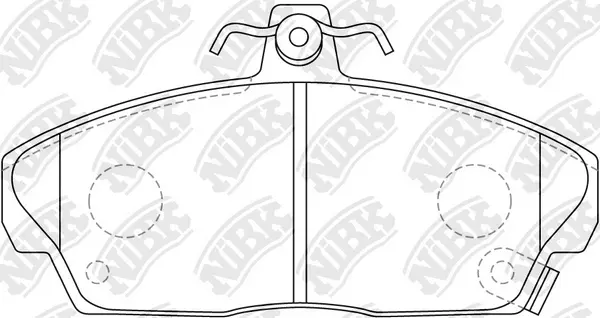 Brake Pad Set, disc brake (PN8103)