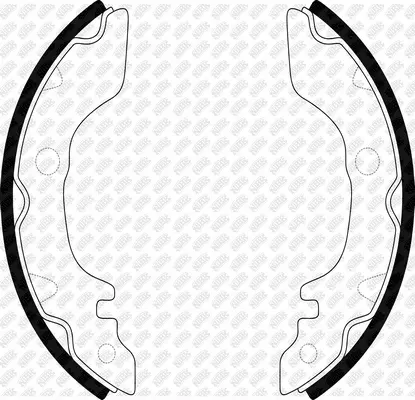 Brake Shoe Set (FN7722)