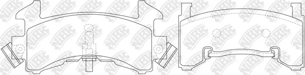 Brake Pad Set, disc brake (PN0307)