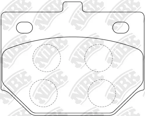 Brake Pad Set, disc brake (PN1032)