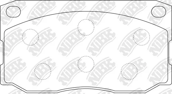 Brake Pad Set, disc brake (PN0417)