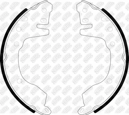 Brake Shoe Set (FN6685)