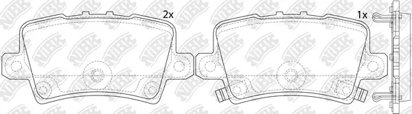 High Performance Brake Pad Set