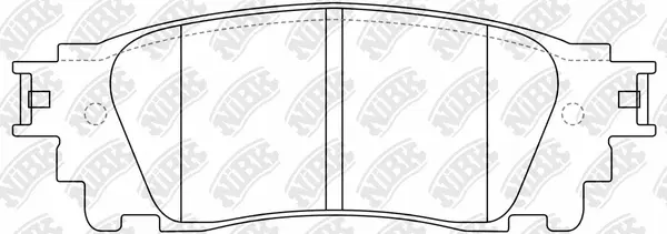Brake Pad Set, disc brake (PN1852)