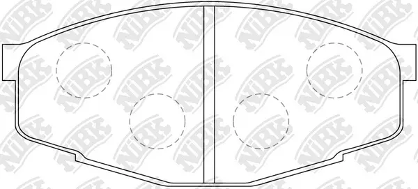 Brake Pad Set, disc brake (PN1071)