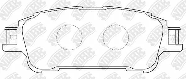 Brake Pad Set, disc brake (PN1804)