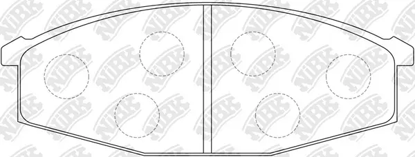 Brake Pad Set, disc brake (PN2132)