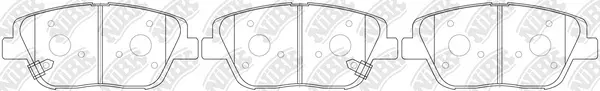 Brake Pad Set, disc brake (PN0536)