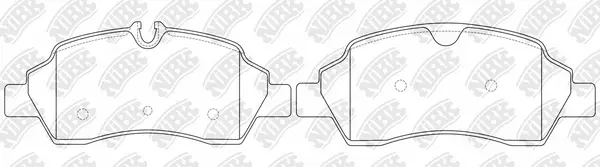 Brake Pad Set, disc brake (PN0707)
