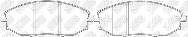 Brake Pad Set, disc brake (PN0380)