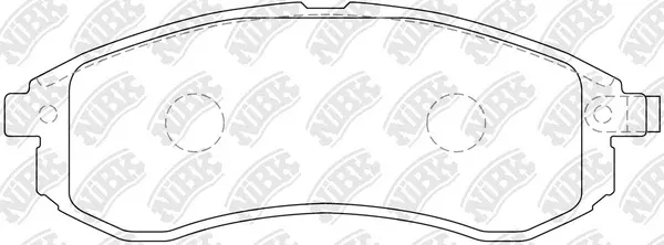 Brake Pad Set, disc brake (PN3808)