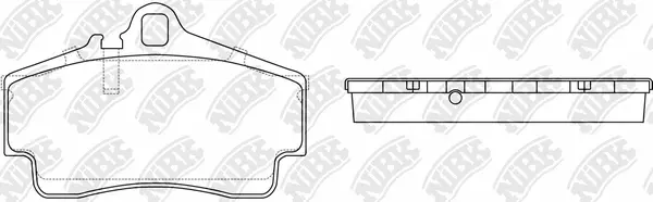 Brake Pad Set, disc brake (PN0117)