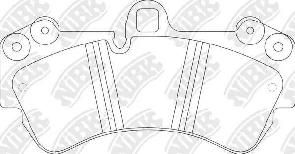 Brake Pad Set, disc brake (PN0345)