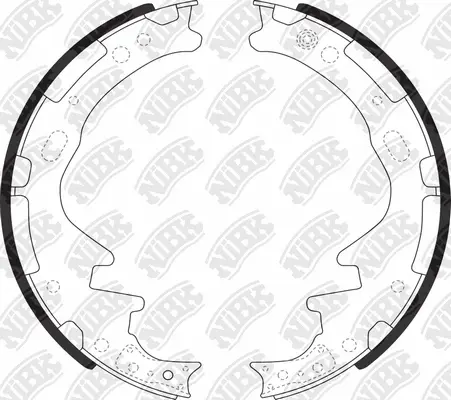Brake Shoe Set (FN1171)