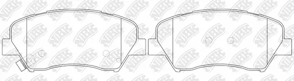 Brake Pad Set, disc brake (PN0764)