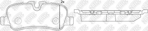 Brake Pad Set, disc brake (PN0485)